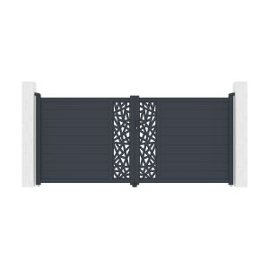 Puerta corredera ruivo 3,5x1,60 m + motor hicker b200