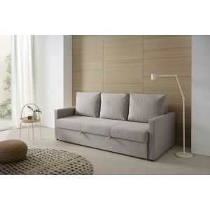 Sofá cama alta gama 3 plazas eden gris