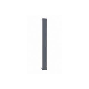 Juego de 4 postes eifel 15x15 en aluminio a.190cm - gris antracita