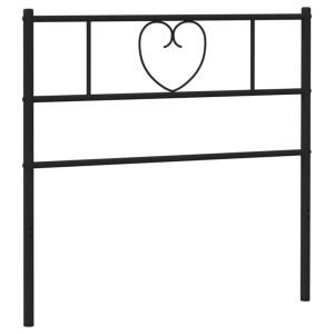 vidaXL cabecero de metal negro 107 cm