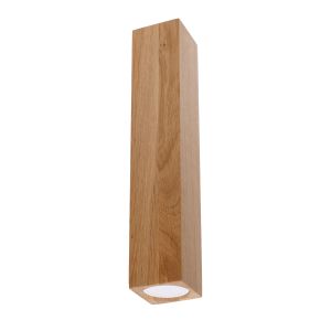Lámparas de techo keke 1 roble madera 6x30x6cm