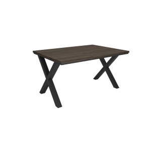 Mesa comedor, 140x90x74cm, roble oscuro rf3802
