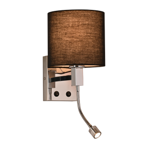 Nettlife lámpara de pared LED integrado marrón 20x15 2W