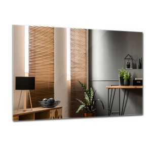Espejo rectangular sin marco de pared canto pulido 70x50 cm