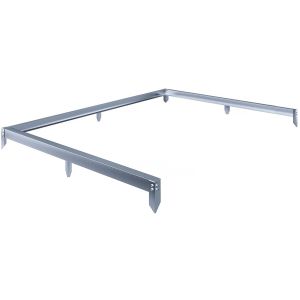 Base de acero galvanizado para invernadero de jardín <<basilic>> - 2,37 m²