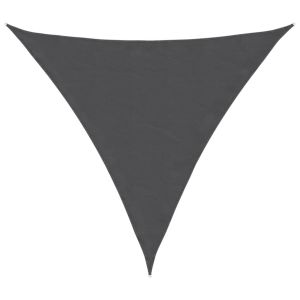 Toldo de vela triangular tela oxford gris antracita 3x3x3 m