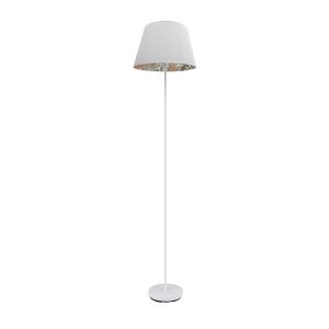 Pie de salón 1xE27 blanco blanco estampado túnez