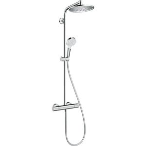 Columna de ducha termostática - cromo - 240 mm