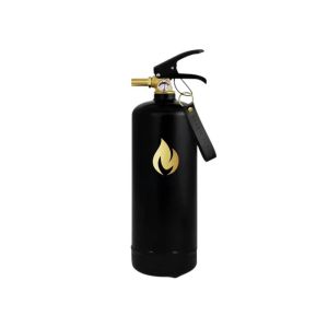 Extintor gold edition de 2 kg, color negro