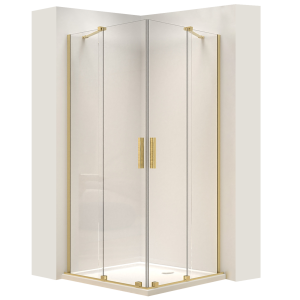 Rea cabina de ducha montana double gold brush 80x80, 80x80x200 cm