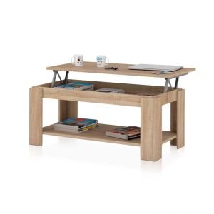 Mesa de centro elevable ambit roble canadian