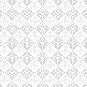 Papel pintado victoriano flores fondo blanco y gris 60cm por 300cm