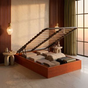 Canapé somier 180x200cm royal sleep cerezo montaje incluido