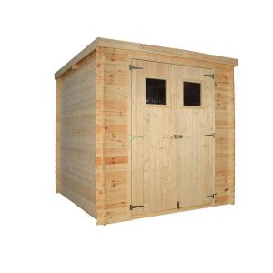 Caseta de madera gardiun sergei - 4,16 m² 204x204x189/200 cm madera machihe