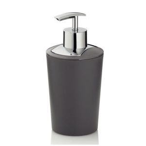 Dispensador de jabón - kela - marta - capacidad 350ml - de plástico - gris