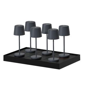 Juego de 6 lámparas de mesa con base h22cm kelly mini