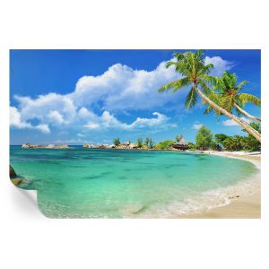 Murales autoadhesivos paraíso tropical 104x152 tulup