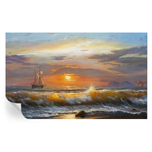 Papel pintado para paredes panorama del mar 416x254 tulup