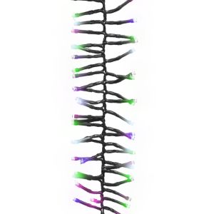 vidaXL tira de luces de racimo con 1000 LED PVC pastel multicolor