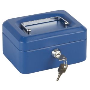 Arregui elegant c9215 caja caudales acero con bandeja, 15 cm ancho, azul