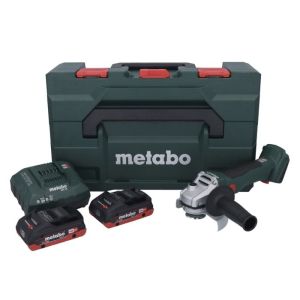 Amoladora angular - metabo - w 18 l bl 9-125 - 18 v - 125 mm - 2x baterías