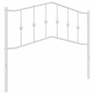vidaXL cabecero de repuesto de metal blanco 107 cm
