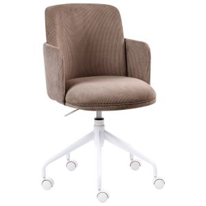 Silla de oficina dryden pana marrón