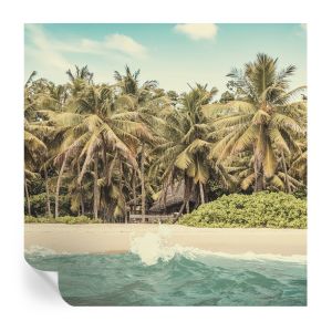 Murales autoadhesivos playa tropical 250x250 tulup