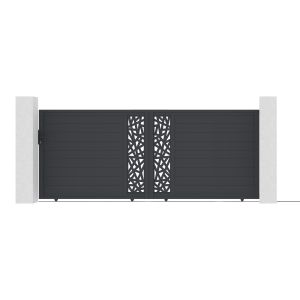 Puerta corredera ruivo 4x1,60 m + motor ranger c300