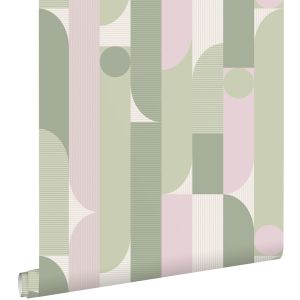 Estahome papel pintado formas geométricas 50 x 900 cm 131057