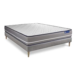 Pack colchón actilatex pur 135x190cm + somier, látex y espuma viscoelástica