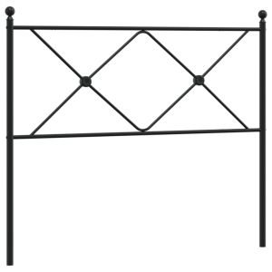 vidaXL cabecero de metal negro 100 cm