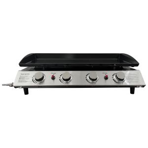 Plancha de gas valencia 4 quemadores 10kw