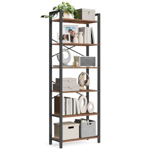 Librería de 6 niveles con estructura de acero para