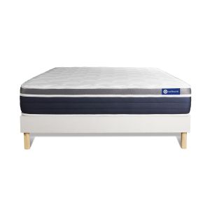 Pack colchón actimemo confort 135x190cm + somier multiláminas, espuma visco