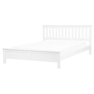 Cama madera de pino mayenne 160 x 200 cm blanco