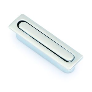 Tirador zamak embutir minibax 51x12 efecto inox