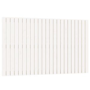 vidaXL cabecero de cama de pared madera maciza pino blanco 147x3x90 cm