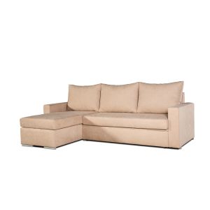 Sofa cama chaise saint-tropez beige izquierda