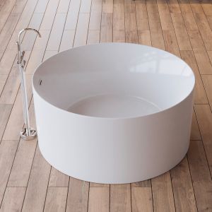 Bañera exenta   loom 2.0 130 blanche  130 x130 x58   cm, spalina