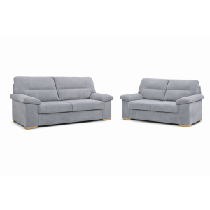 Dupi sofá star pro | conjunto 2 sofás de 3 + 2 plazas | gris
