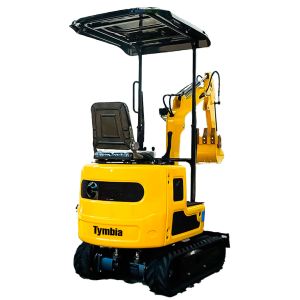 Mini excavadora tymbia 1000kg con motor diésel koop de 1 cilindro
