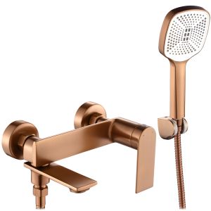 Rea grifo de bañera storm brush copper, 14,5x16,5x12 cm