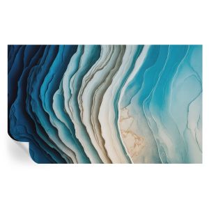 Murales autoadhesivos ondas de armonía 416x254 tulup