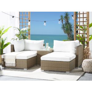 Conjunto de jardín blanco crema noto