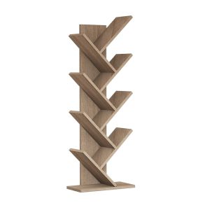 Estantería de madera <<hitit>> - 46 x 22 x 128 cm - marrón