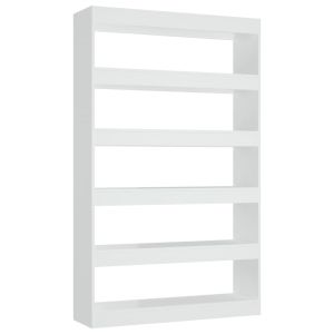 vidaXL estantería de libros/divisor de espacios blanco 100x30x166 cm
