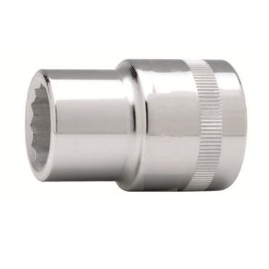 Llave vaso cuadradillo 1/2'' boca bihexagonal serie corta métrica m-19