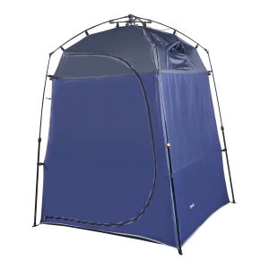 Tienda de ducha ayas camping desplegable 150x150x200 cm - azul/gris