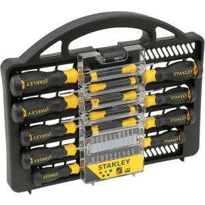 Juego de 34 destornilladores stanley.